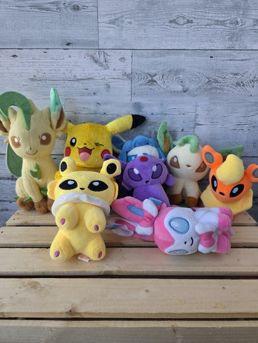 Pokemon Pikachu Plush Toys Lot Of 8